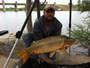 August Wells with a 17 lb, 6 oz common carp caught during session 4 of the Wild Carp Club of Austin, Texas.